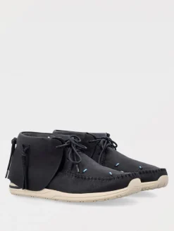 Stivaletto Visvim in pelle con perline ricamate