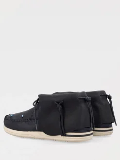 Stivaletto Visvim in pelle con perline ricamate