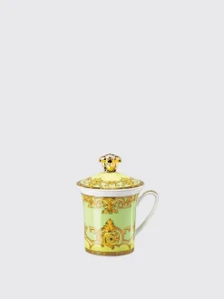 Tazza con coperchio Rosenthal x Versace Home in porcellana