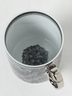 Tazza Rosenthal x Versace Home in porcellana con stampa Baroque