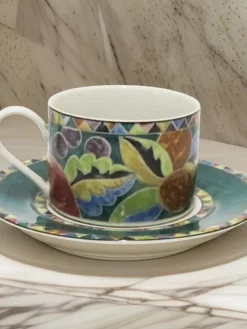 Tazzina da caffè + piattino Rogaska in cristallo