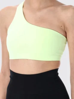 Top asimmetrico Nike in tessuto tecnico