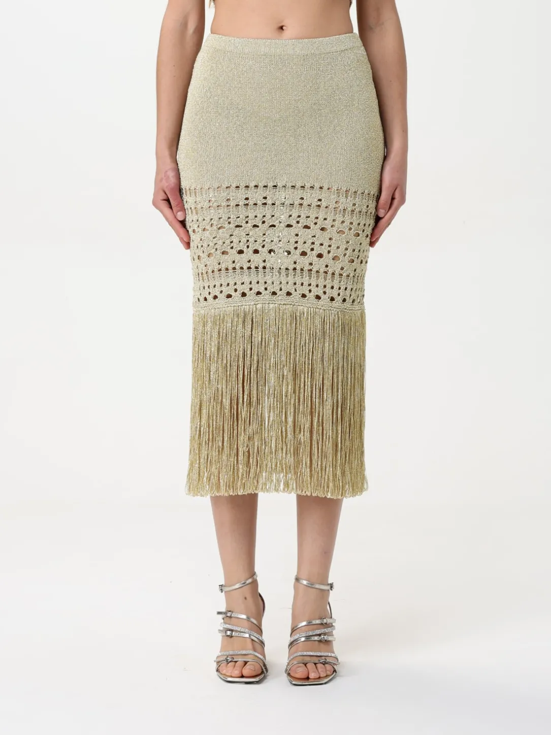 Top crop lurex Simona Corsellini