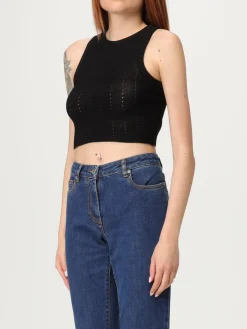 Top cropped Etro in misto cotone