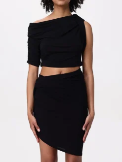 Top cropped Jacquemus in misto viscosa stretch