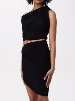 Top cropped Jacquemus in misto viscosa stretch