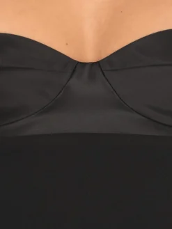 Top da sera Khaite in raso