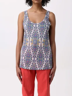 Top Etro in viscosa con stampa Paisley