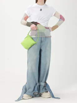 Top JW Anderson in jersey stampato