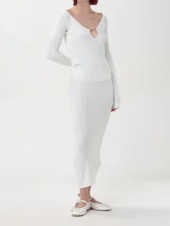 Top Le Haut Pralu Jacquemus in viscosa stretch a coste