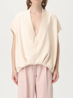 Top smanicato Dries Van Noten in cotone