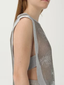 Top smanicato Emporio Armani in maglia