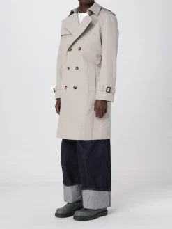 Trench a doppiopetto Burberry in poliestere