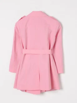 Trench a doppiopetto in misto cotone Max&Co. Kid