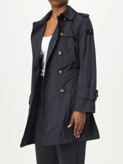 Trench a doppiopetto in poliestere Peuterey