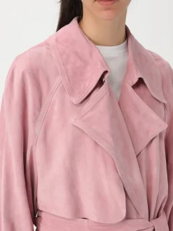 Trench a vestaglia Salvatore Santoro in pelle