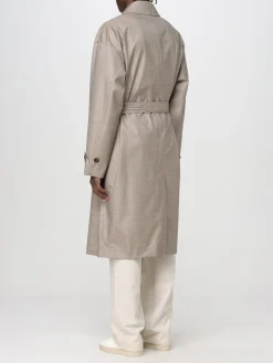 Trench Emporio Armani in lana vergine