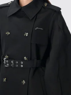 Trench Ganni in twill di cotone