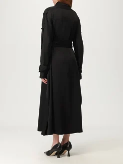 Trench lungo in misto viscosa Victoria Victoria Beckham