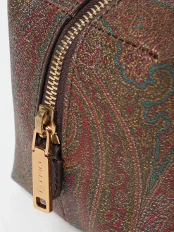 Trousse da bagno Pegaso Paisley Etro in cotone spalmato