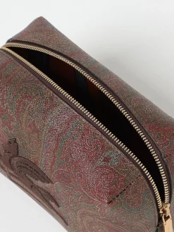 Trousse da bagno Pegaso Paisley Etro in cotone spalmato