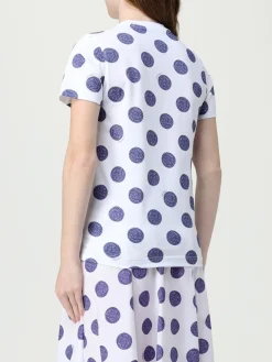 T-shirt a pois Moschino Couture in cotone