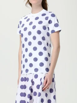 T-shirt a pois Moschino Couture in cotone