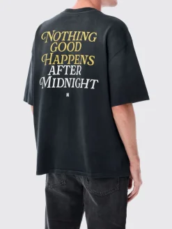 T-shirt Amiri in cotone con slogan