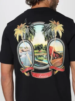 T-shirt Amiri in cotone con stampa logo