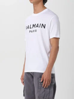 T-shirt Balmain in cotone con logo