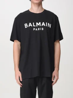 T-shirt Balmain in cotone con logo
