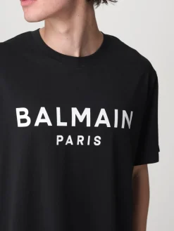 T-shirt Balmain in cotone con logo