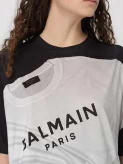 T-shirt Balmain in cotone organico