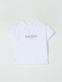 T-shirt Balmain in cotone con logo