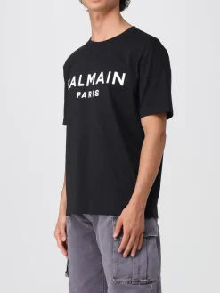 T-shirt Balmain in cotone con logo