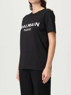 T-shirt Balmain in cotone con logo