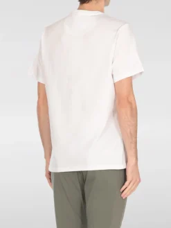 T-shirt Barbour in cotone con logo