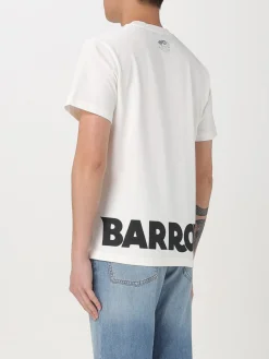 T-shirt Barrow in cotone con logo posteriore