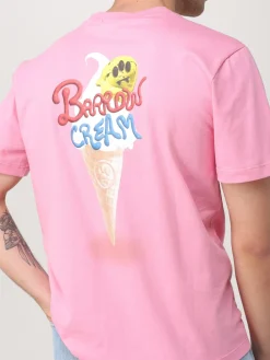 T-shirt Barrow in cotone con stampa logo
