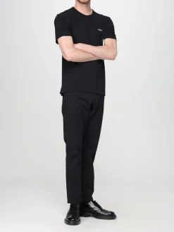 T-shirt basic con mini logo Zegna