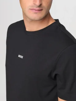 T-shirt basic con mini logo Boss