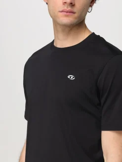 T-shirt basic con mini logo Oval D Diesel