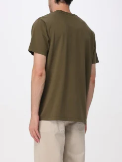 T-shirt basic con tasca Barena in cotone