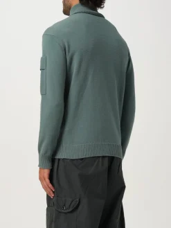 T-shirt basic C.P. Company in misto lana