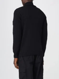 T-shirt basic C.P. Company in misto lana