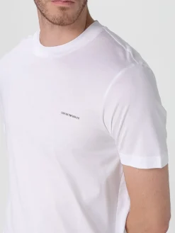 T-shirt basic Emporio Armani in misto cotone