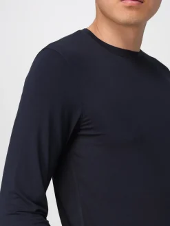 T-shirt basic Giorgio Armani in viscosa stretch
