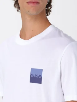 T-shirt basic Hugo in cotone con logo