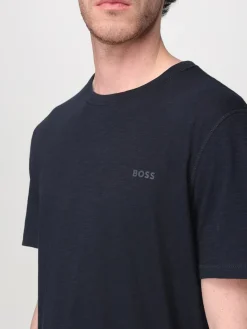 T-shirt basic in cotone Boss