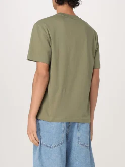 T-shirt basic in cotone con mini logo Lacoste